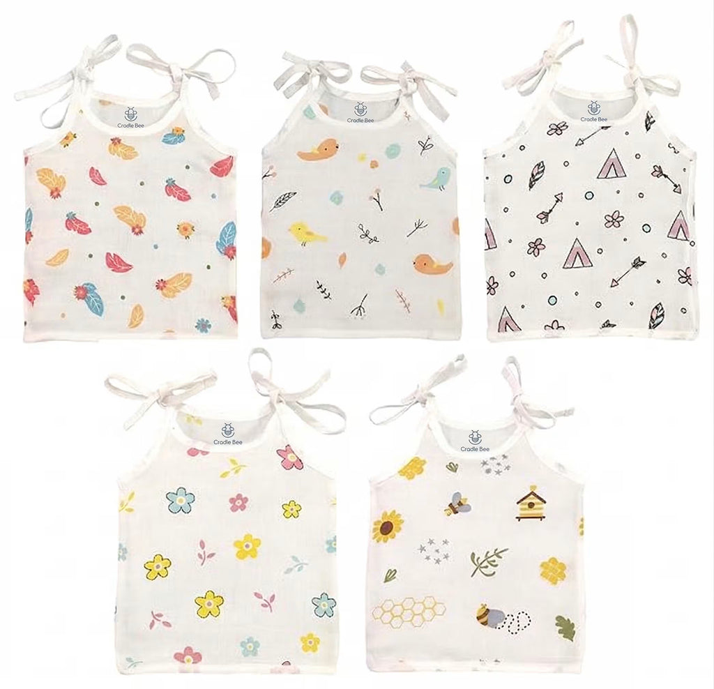 Organic Muslin Knot Jabla – Easy Wear Newborn Essential