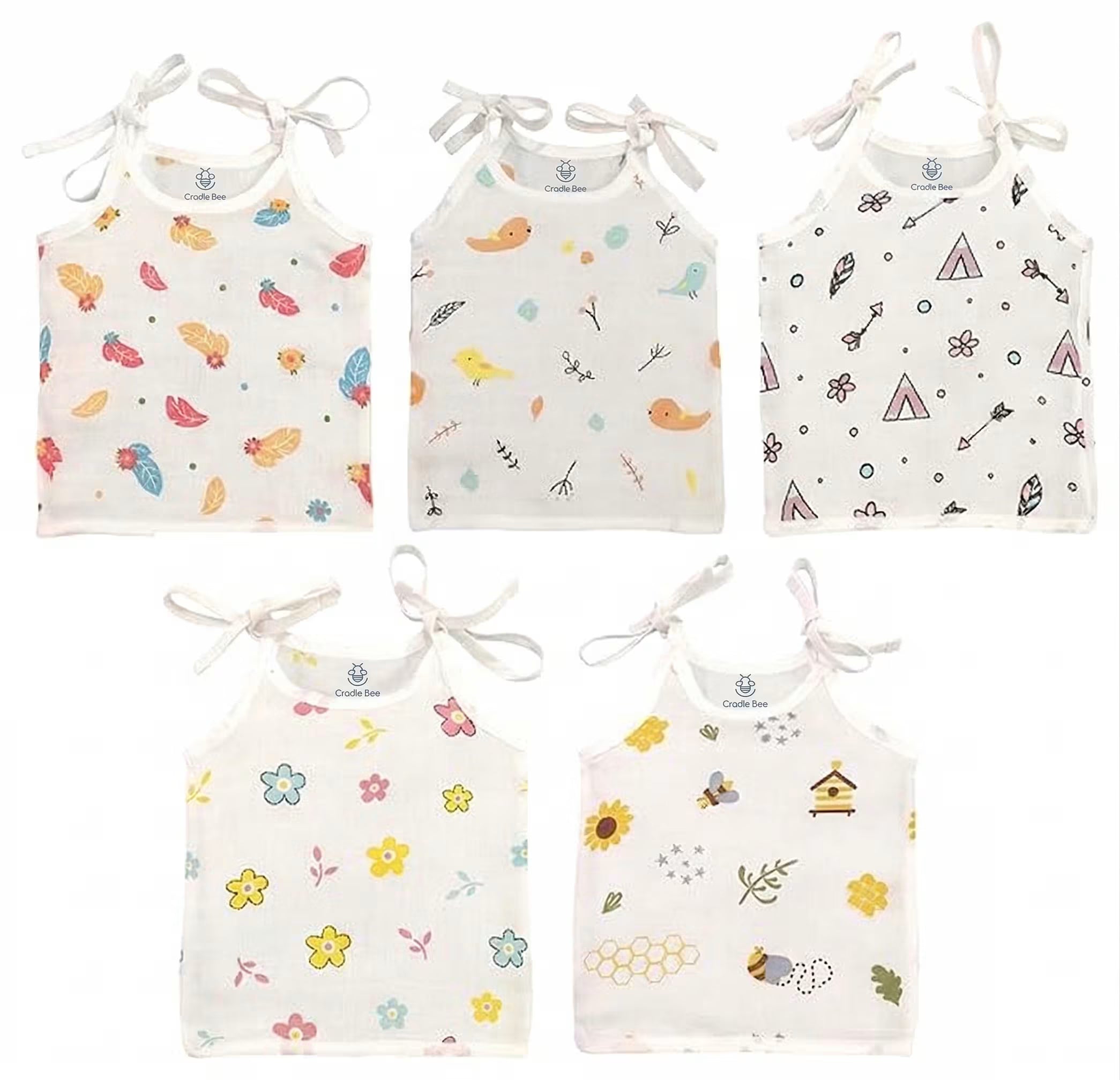 Organic Muslin Knot Jabla – Easy Wear Newborn Essential