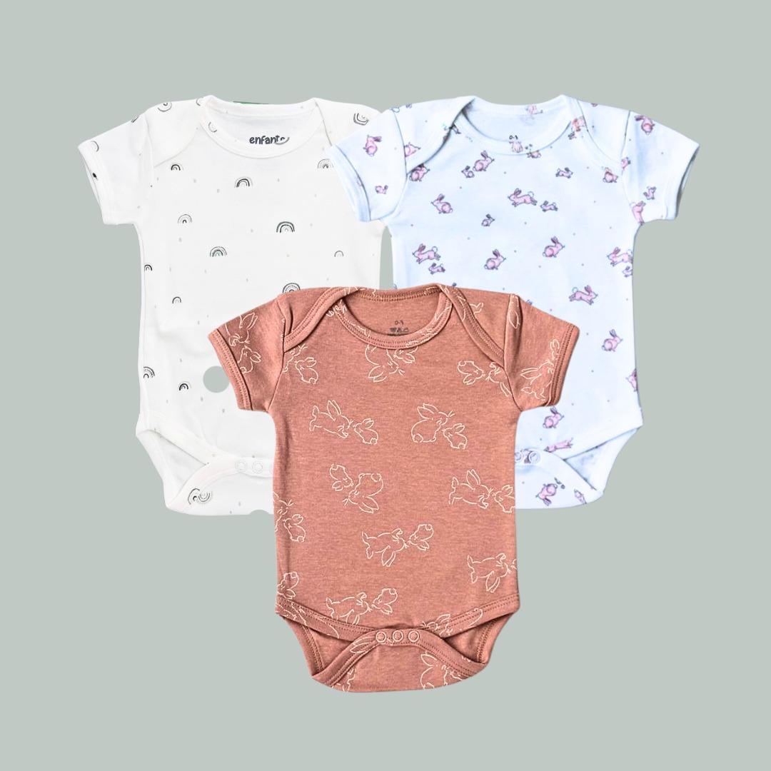 Stretchable Cotton Baby Onesies – Easy Everyday Dressing