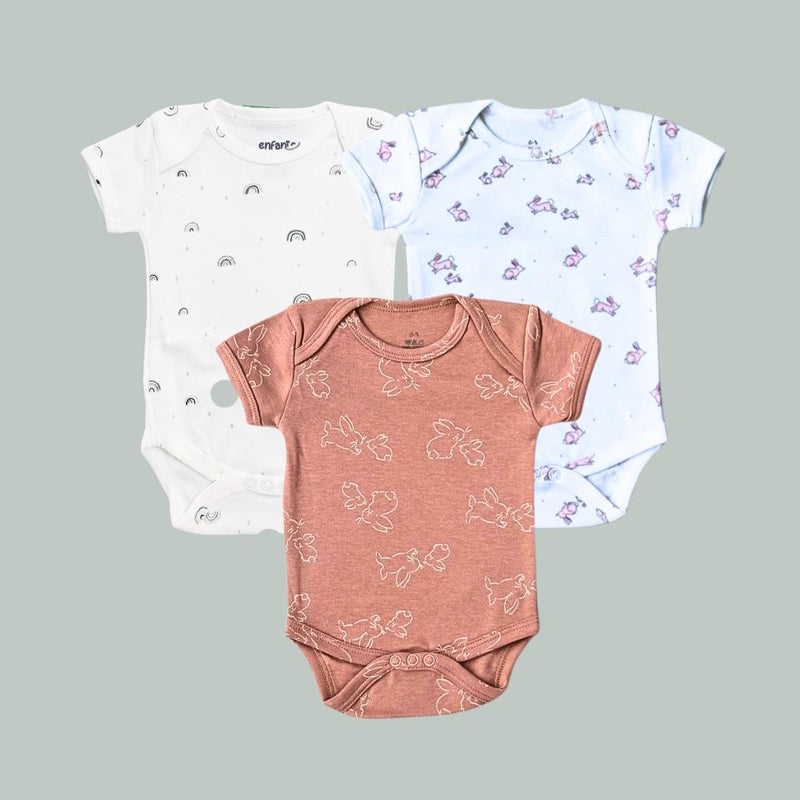 Stretchable Cotton Baby Onesies – Easy Everyday Dressing