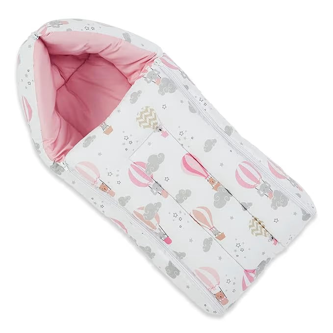Organic Muslin Baby Carry Nest – Cozy Comfort for Newborn Travel