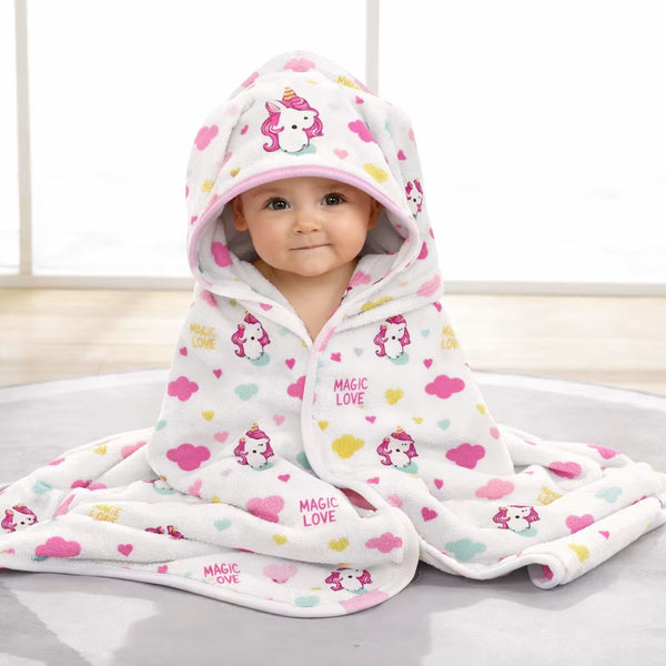 Organic Muslin Hooded Towels for Babies – Gentle Bath Comfort