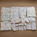 CradleBee Hospital Bag Base Kit: 23-Piece Muslin Clothing Bundle