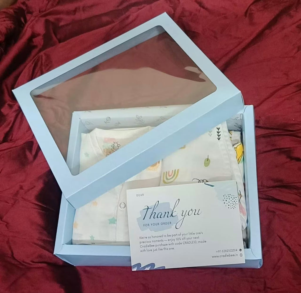 CradleBee Standard Newborn Gift Kit – Everyday Comfort for Growing Little Ones