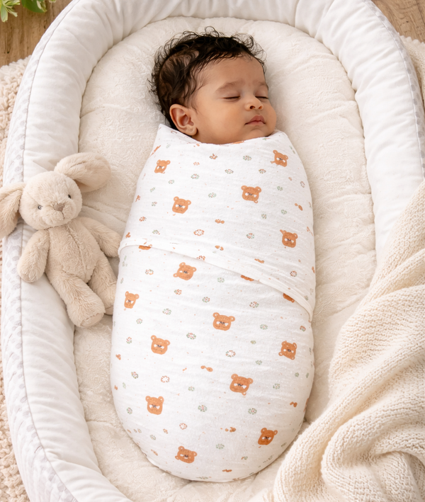 Organic Muslin Swaddles for Babies – Secure Wrapping Comfort