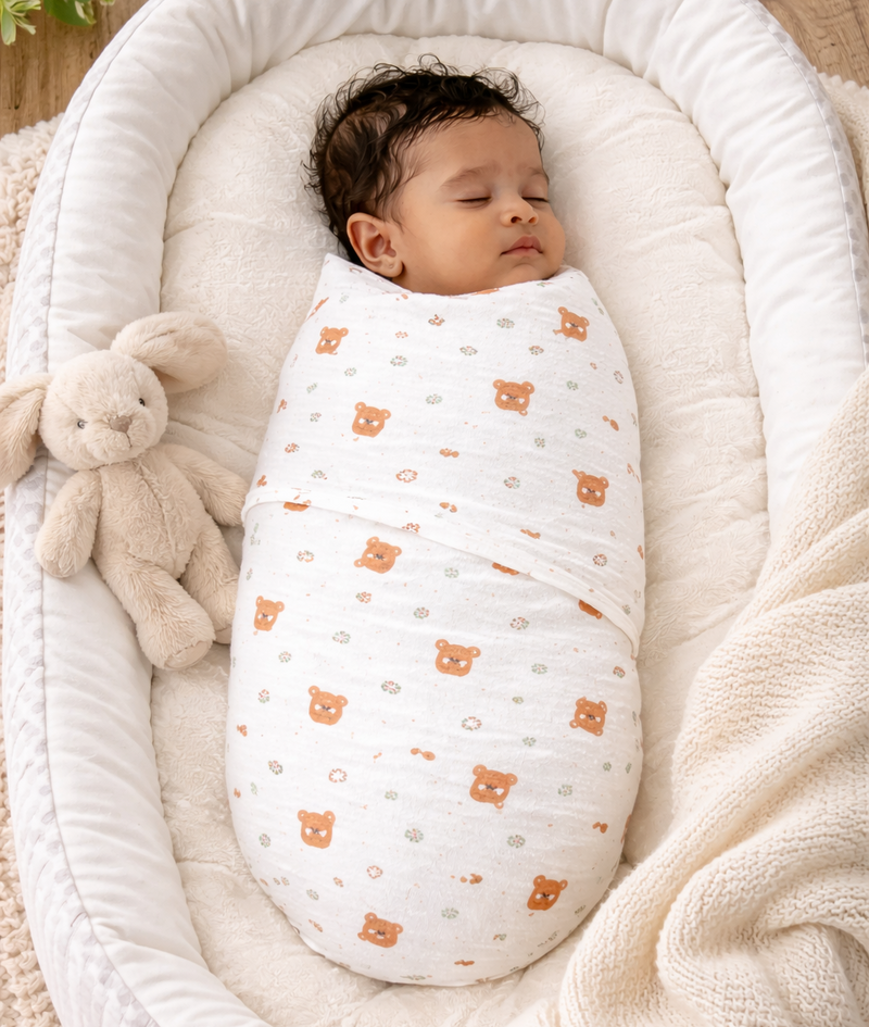 Organic Muslin Swaddles for Babies – Secure Wrapping Comfort